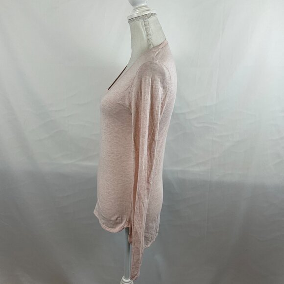 Lululemon Circadian Long Sleeve V-Neck Tee Heathered Mink Berry Pink Heather - Picture 7 of 12